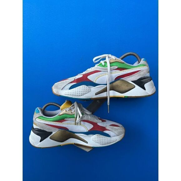Puma RS-X3 WH Unity Womens 368662-01 White Multi Color Running Shoes Size 9 - Picture 1 of 6